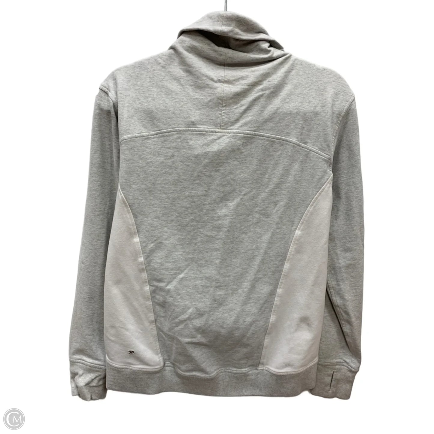 Athletic Sweatshirt Collar By Lululemon In Grey, Size: 8