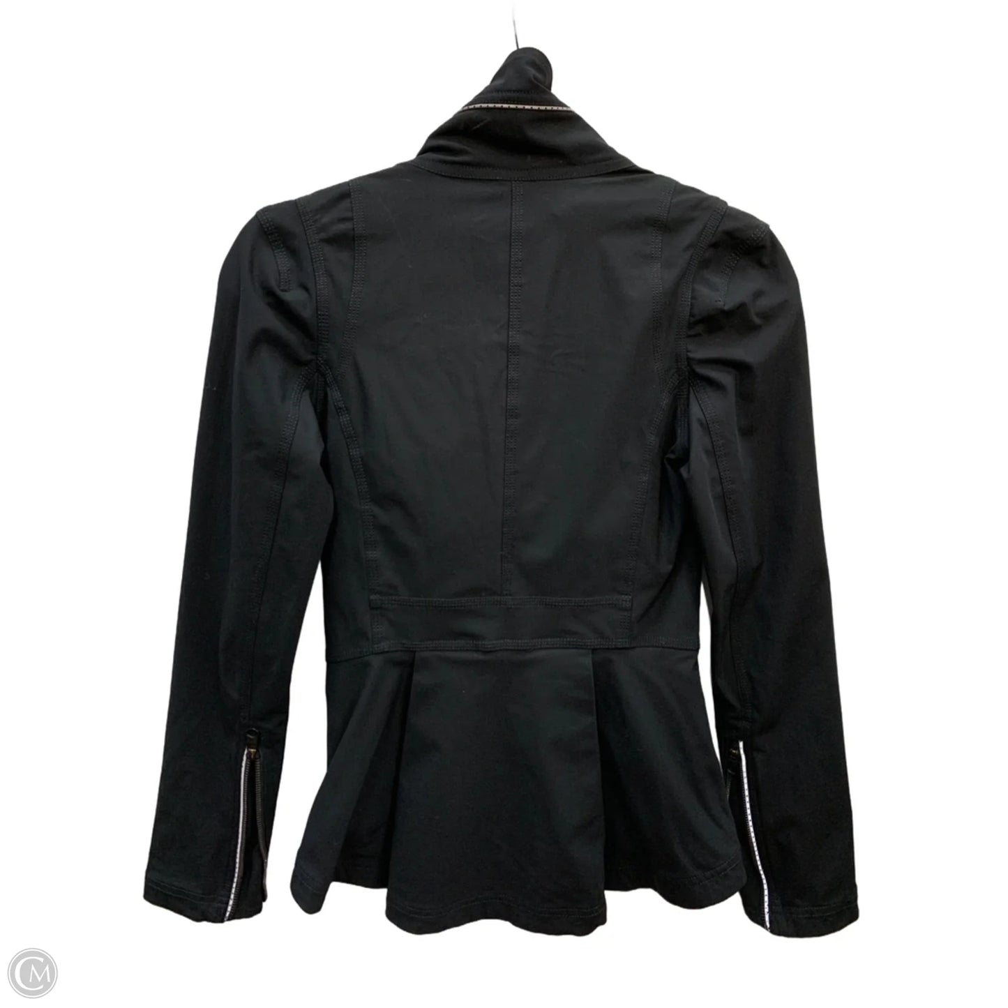 Athletic Jacket By Lululemon In Black, Size: S