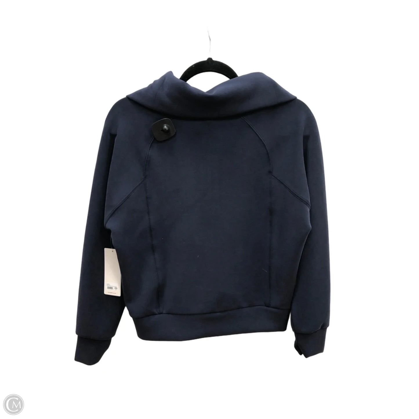 Sweatshirt Collar By Yogalicious In Navy, Size: Xs