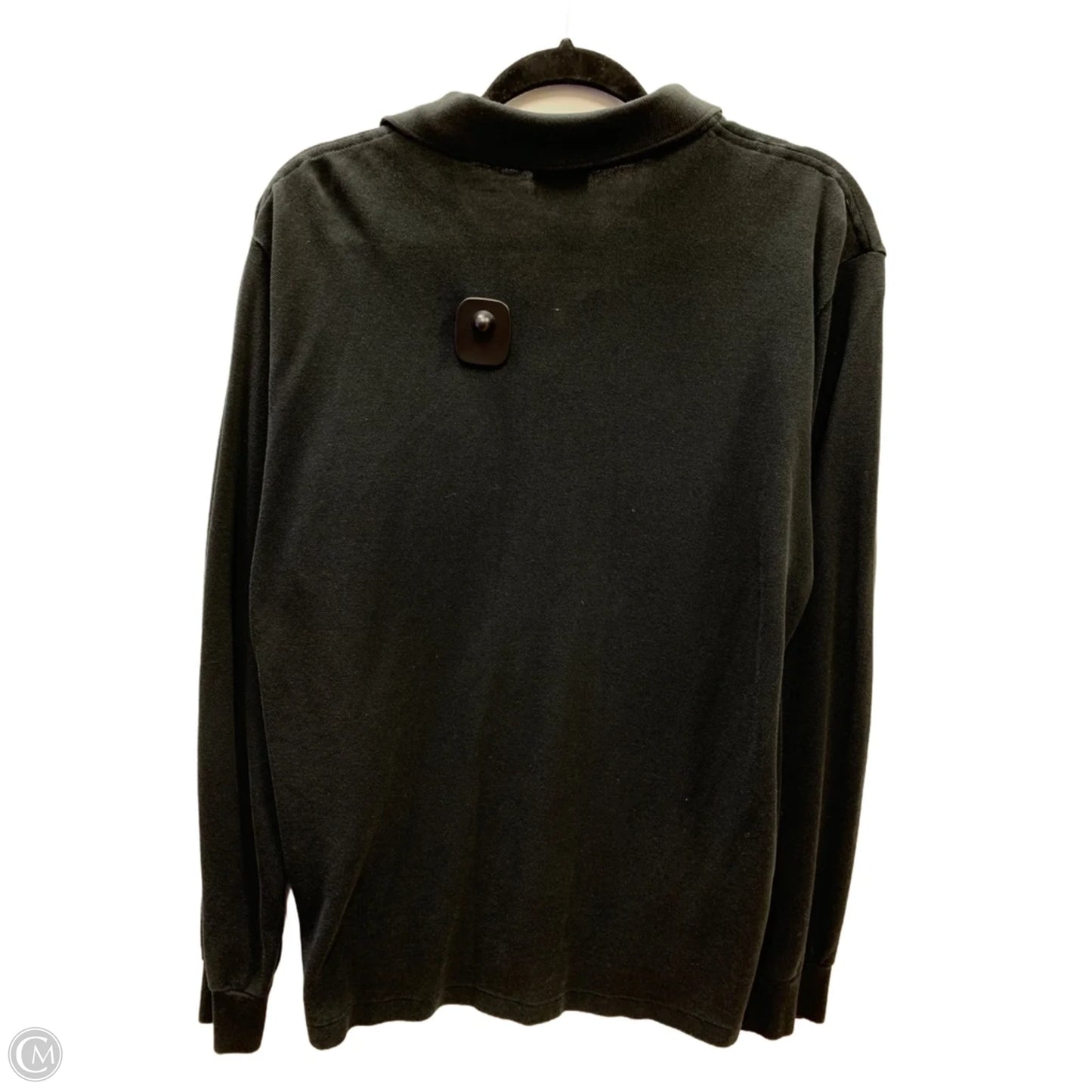 Top Long Sleeve By Lacoste In Black, Size: 6