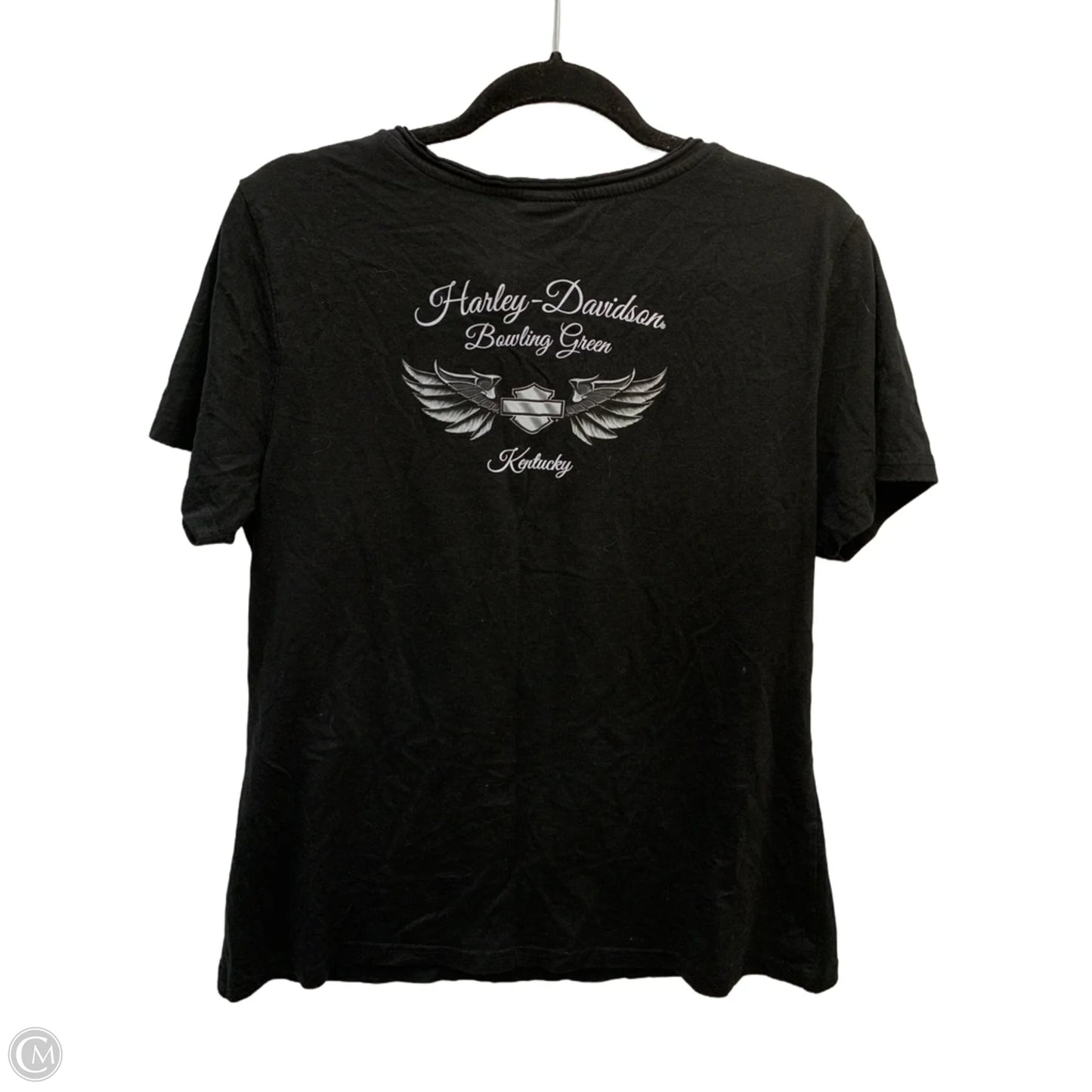 Top Short Sleeve By Harley Davidson In Black, Size: Xl