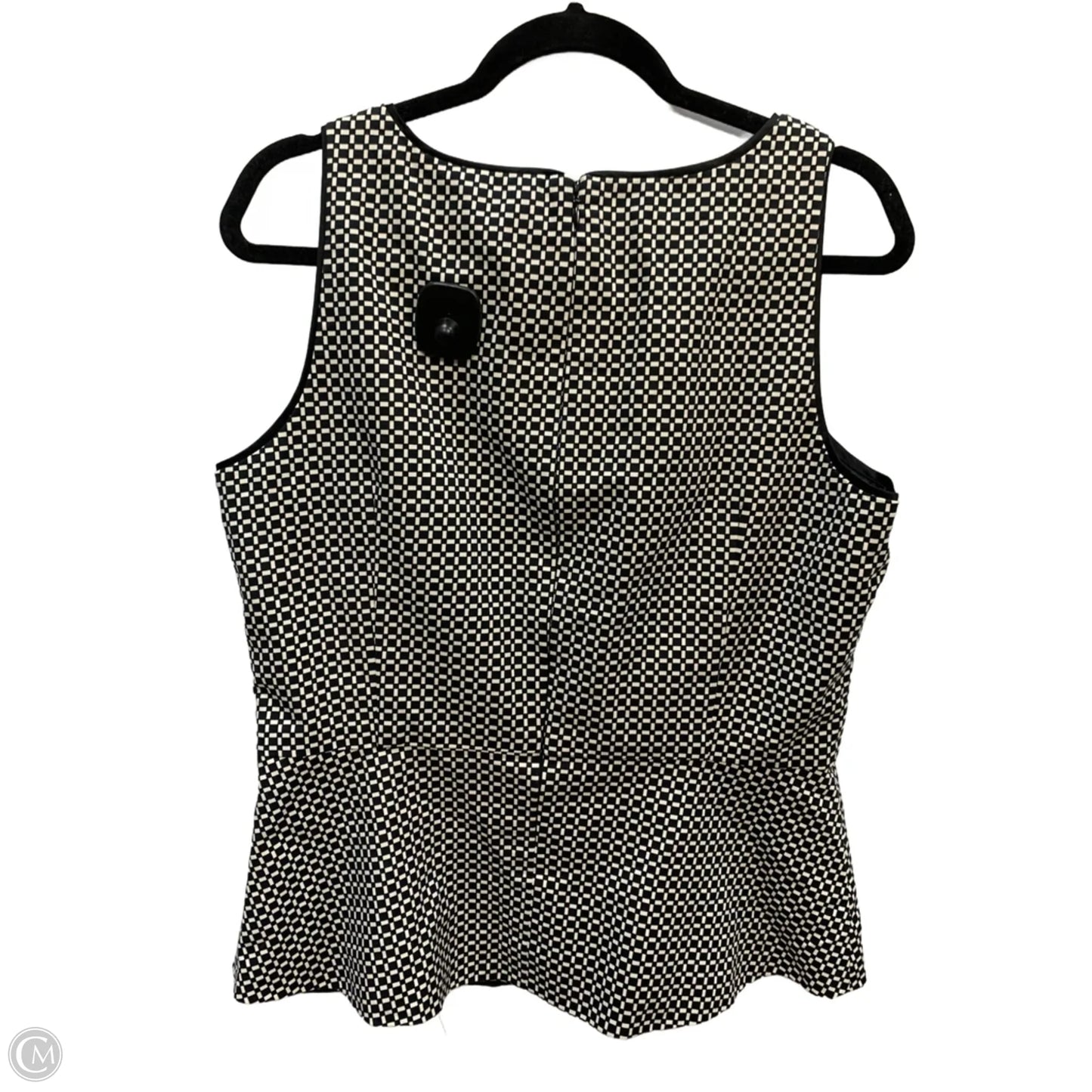 Tank Top By White House Black Market In Checkered Pattern, Size: 14