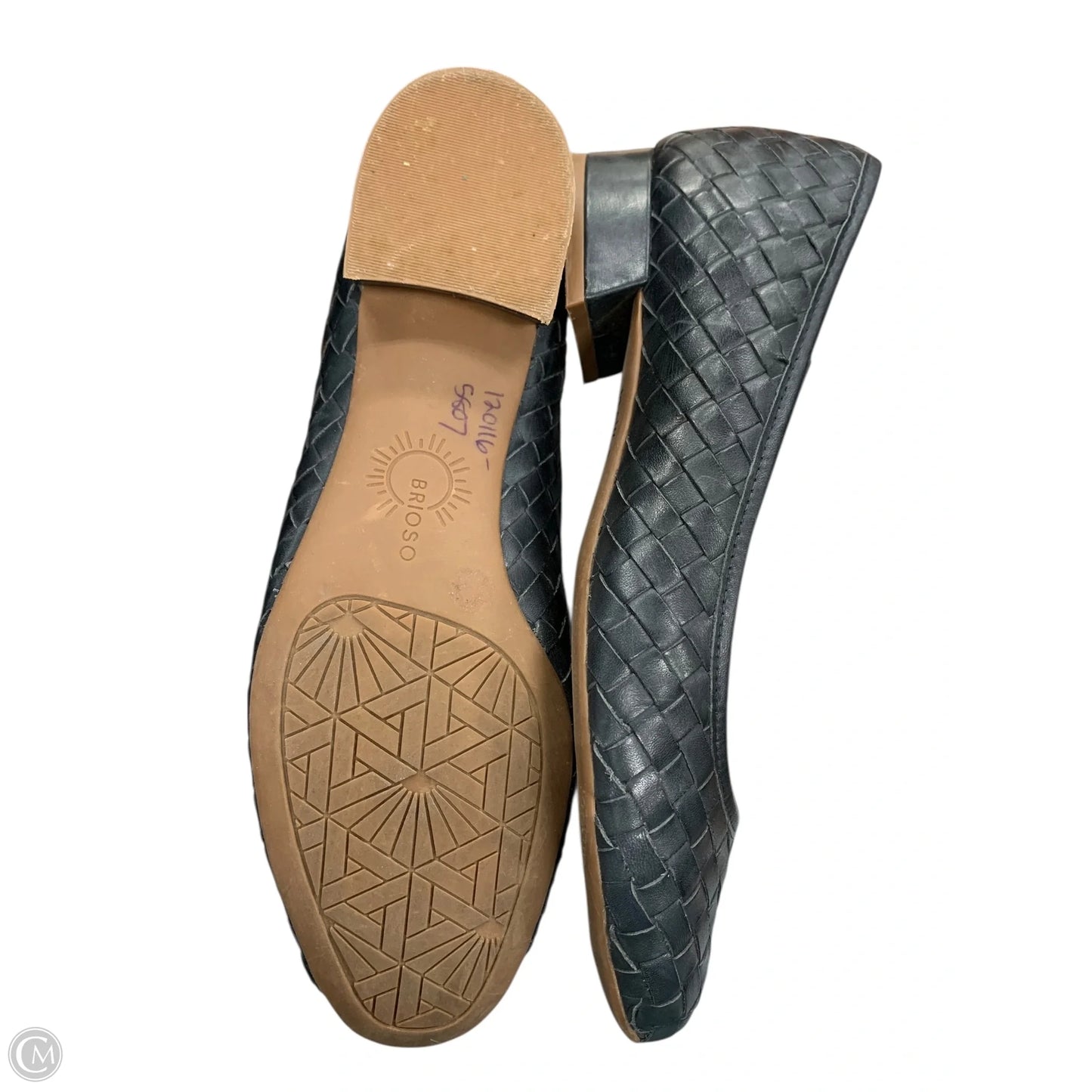 Shoes Flats By Clothes Mentor In Blue, Size: 7.5