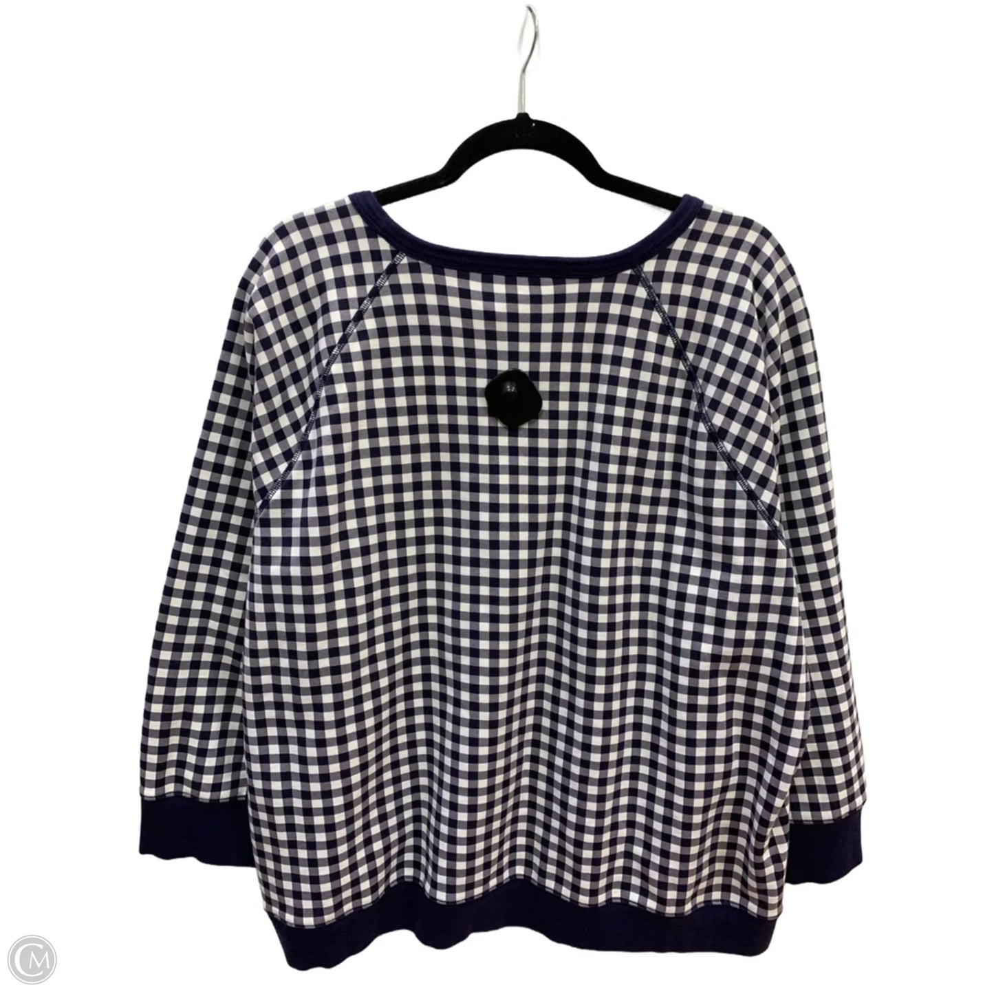 Sweatshirt Crewneck By Draper James In Navy, Size: 2x