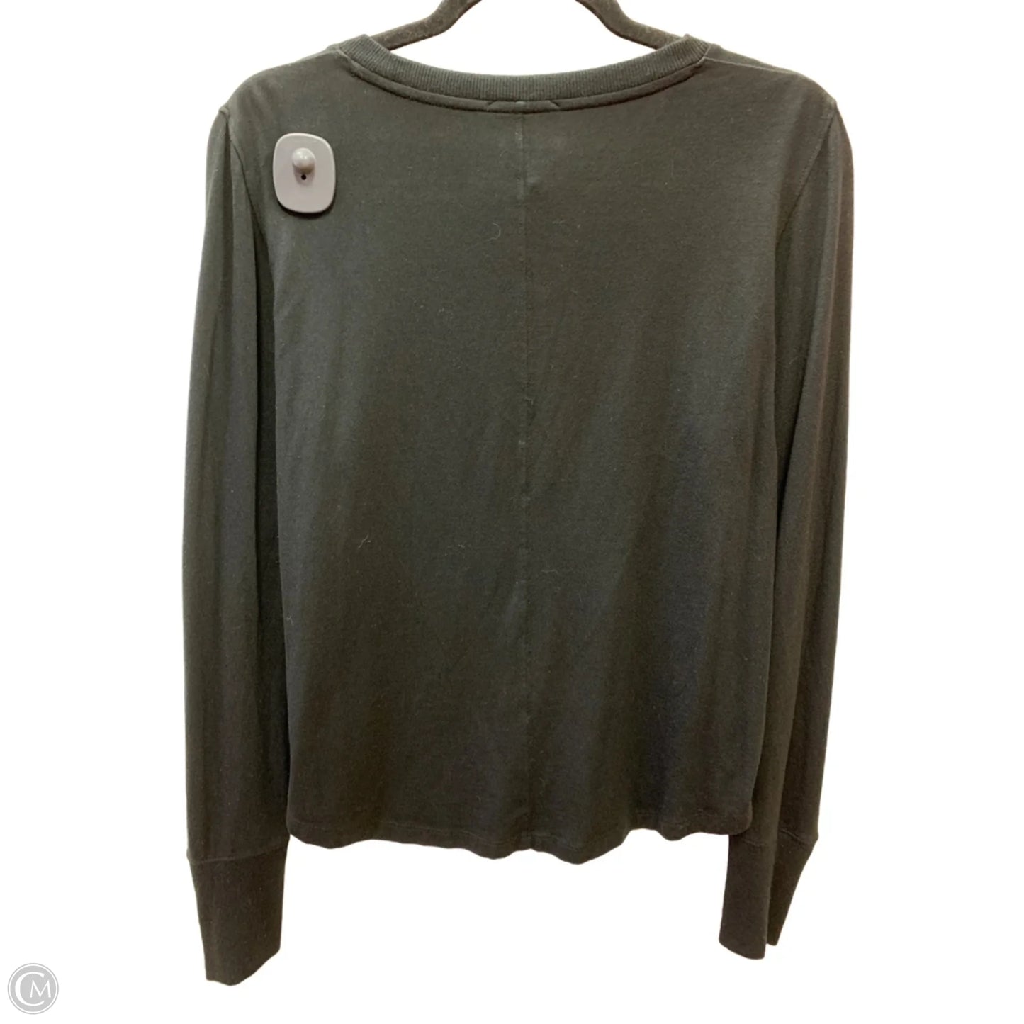 Top Long Sleeve By Evereve In Black, Size: L