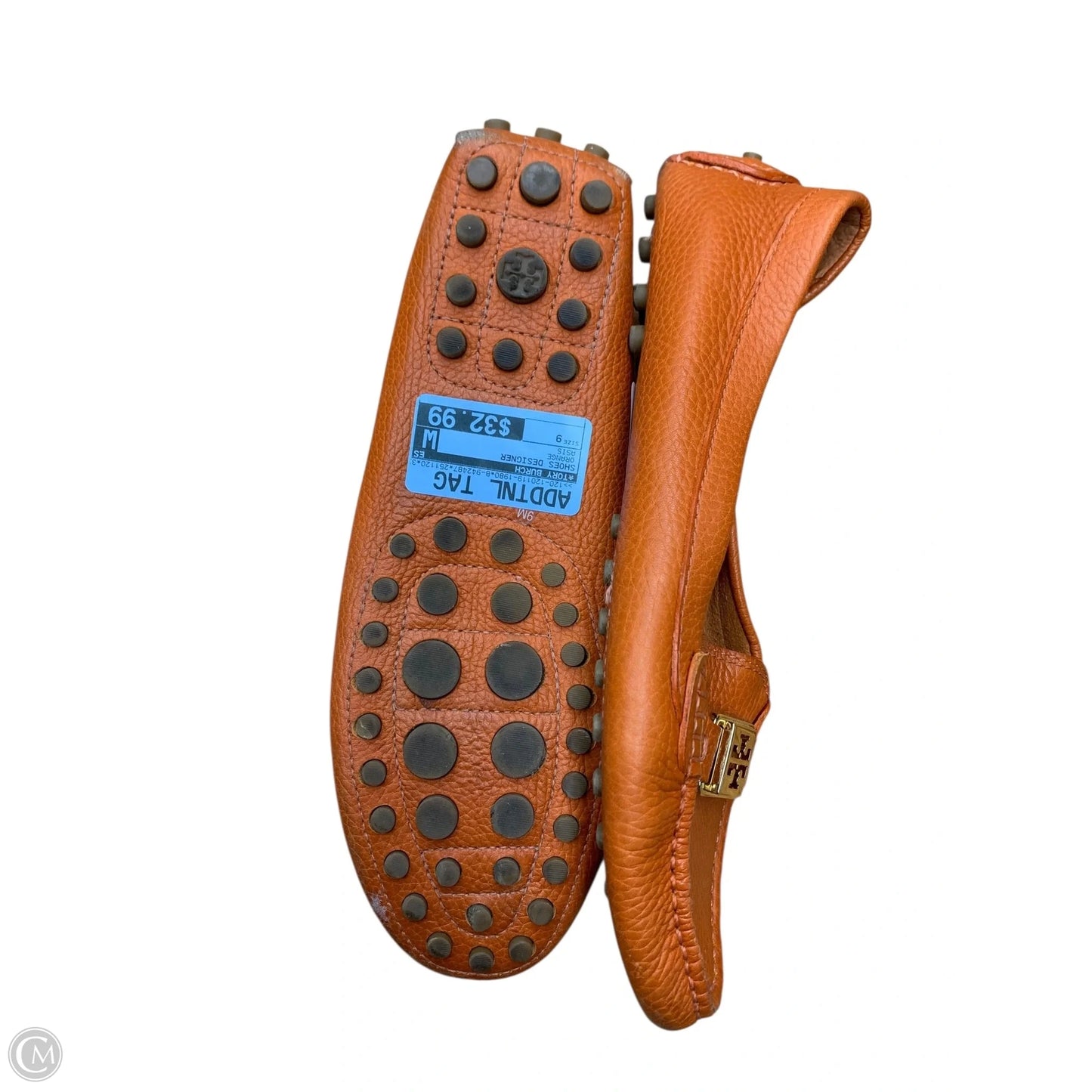 Shoes Designer By Tory Burch In Orange, Size: 9