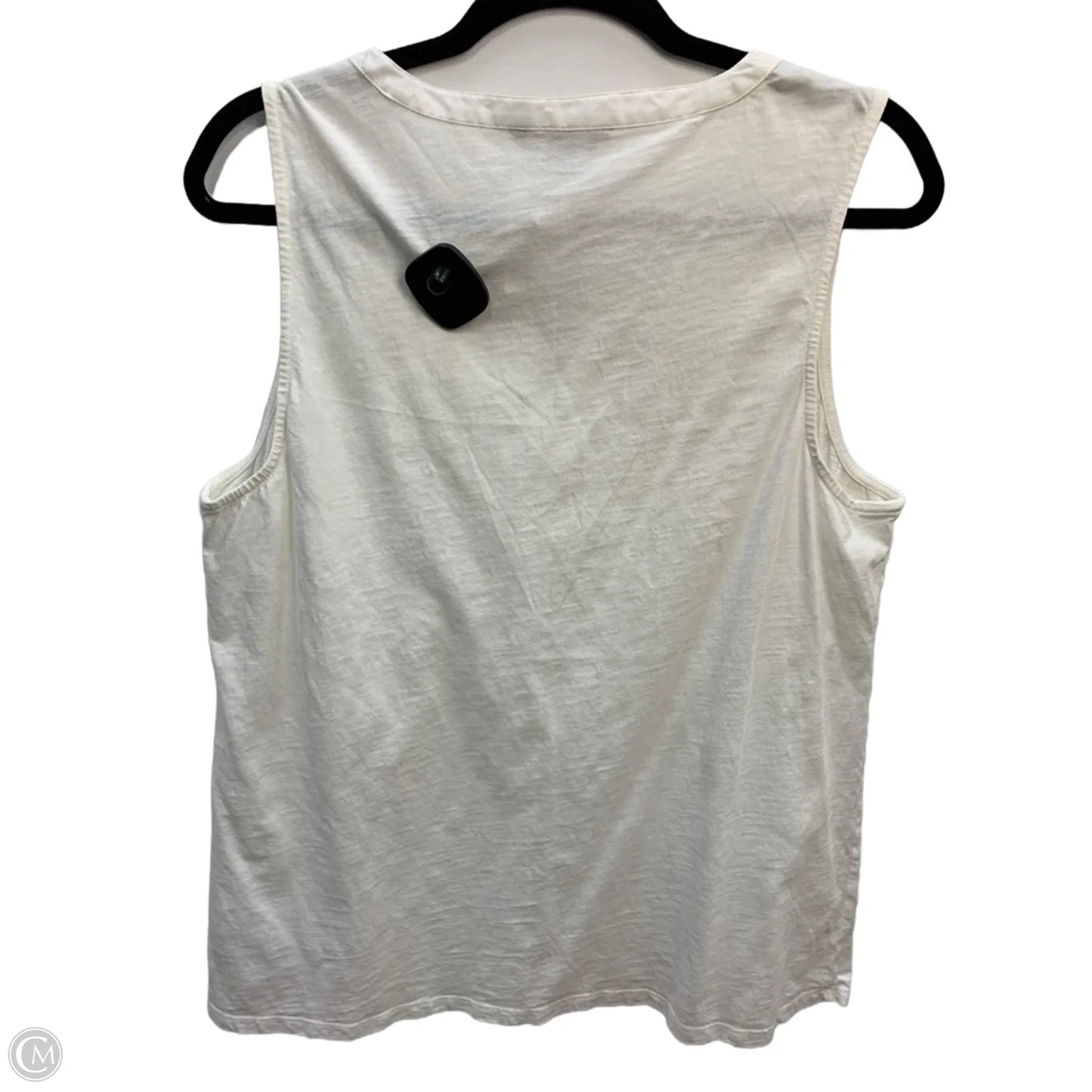 Top Sleeveless By Tommy Hilfiger In White, Size: Xl