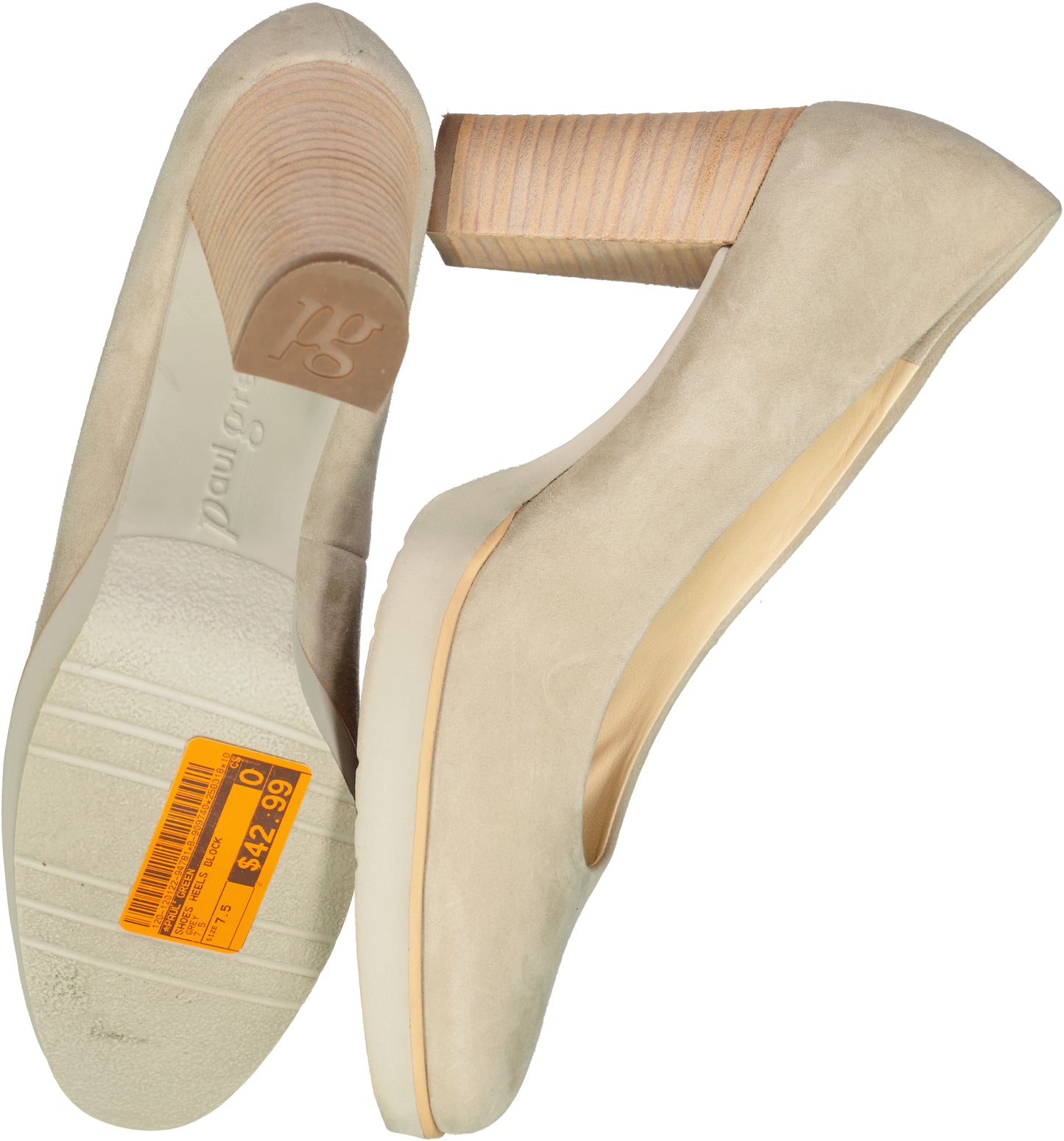 PAUL GREEN SHOES HEELS BLOCK size 7.5
