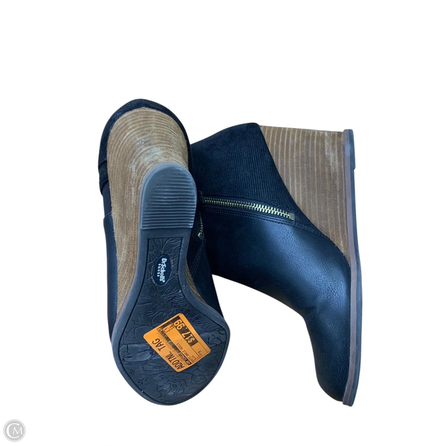 Boots Ankle Heels By Dr Scholls In Black, Size: 9