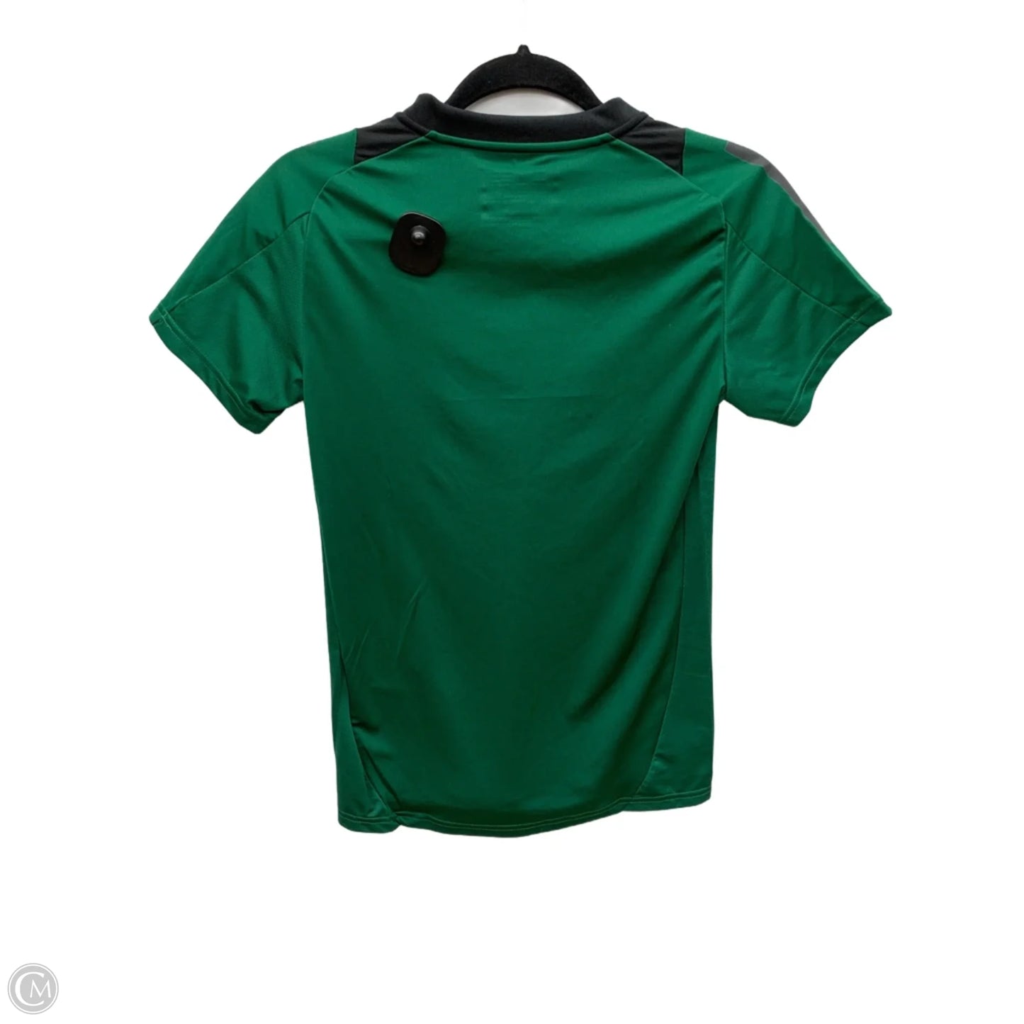 Athletic Top Short Sleeve By Adidas In Green, Size: Xs