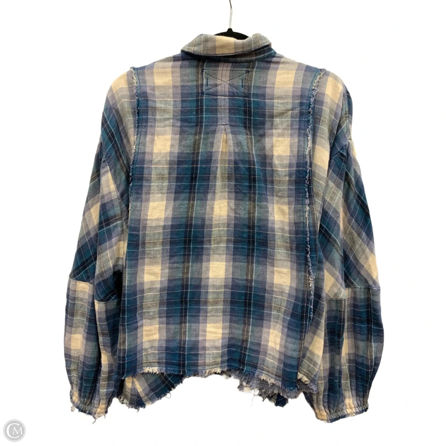 Jacket Shirt By We The Free In Blue, Size: S
