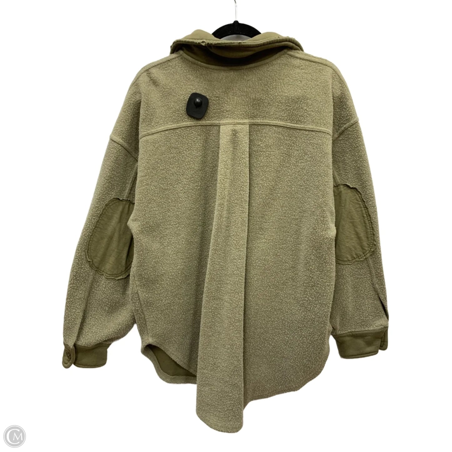 Jacket Faux Fur & Sherpa By Free People In Green, Size: Xs