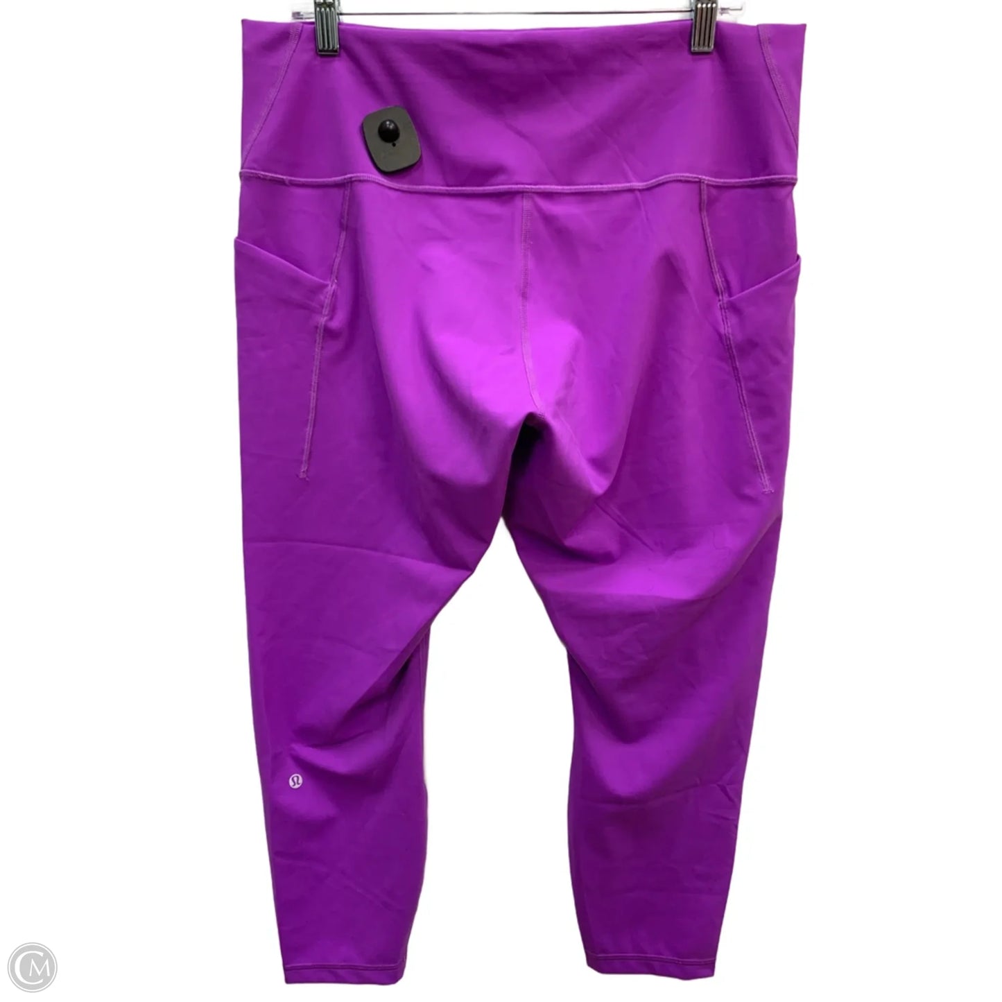 Athletic Leggings By Lululemon In Purple, Size: 18