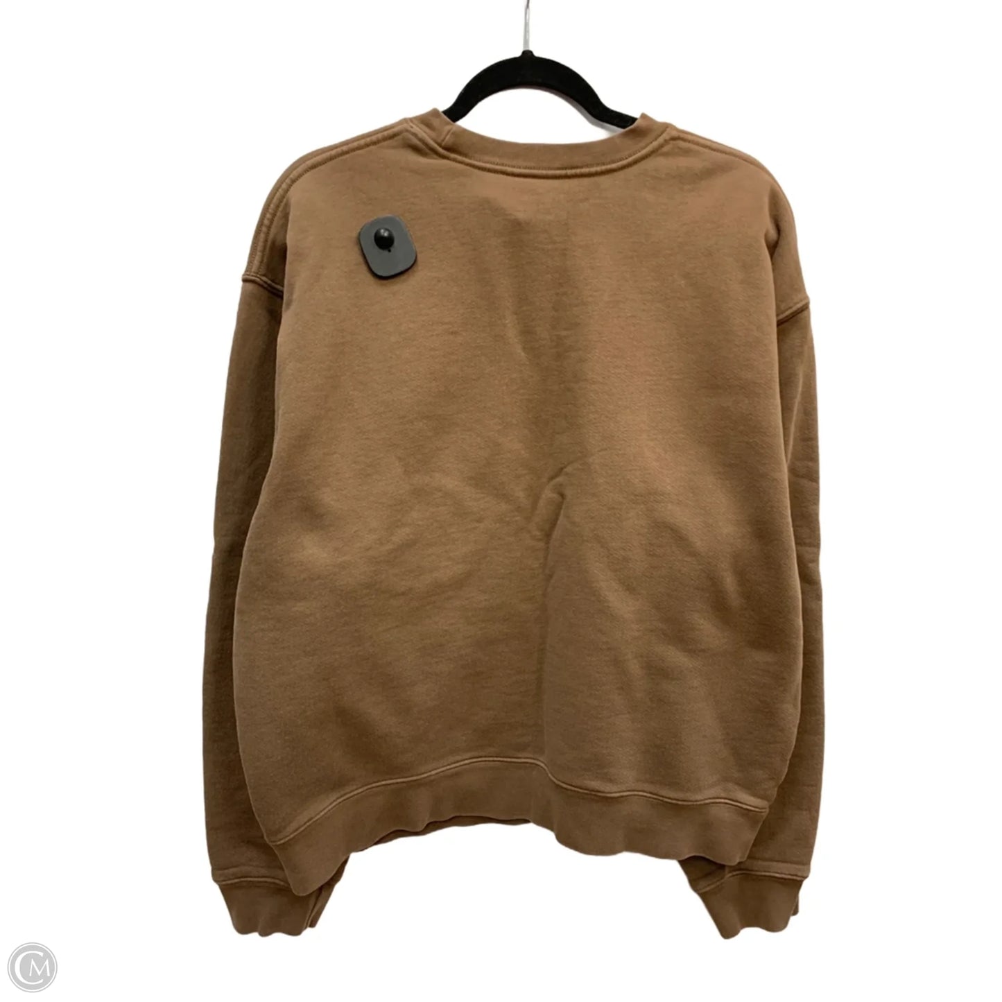 Sweatshirt Crewneck By Clothes Mentor In Brown, Size: M
