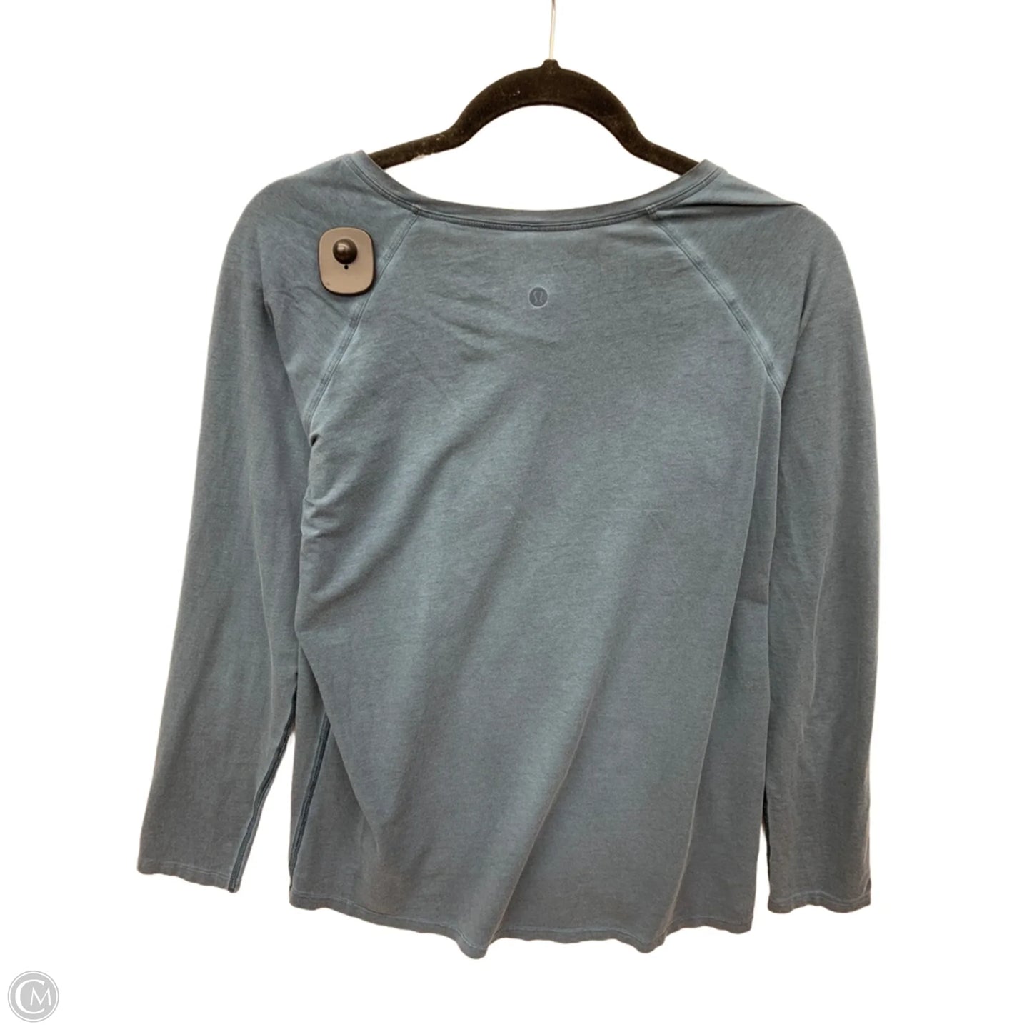 Athletic Top Long Sleeve Crewneck By Lululemon In Blue, Size: M