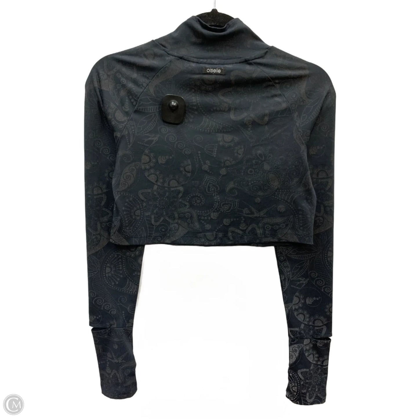 Athletic Top Long Sleeve Crewneck By Clothes Mentor In Black, Size: S