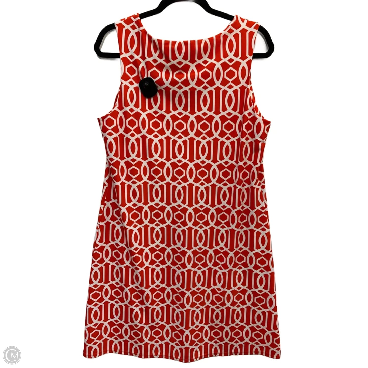 Dress Casual Midi By Jude Connally In Red & White, Size: Xl