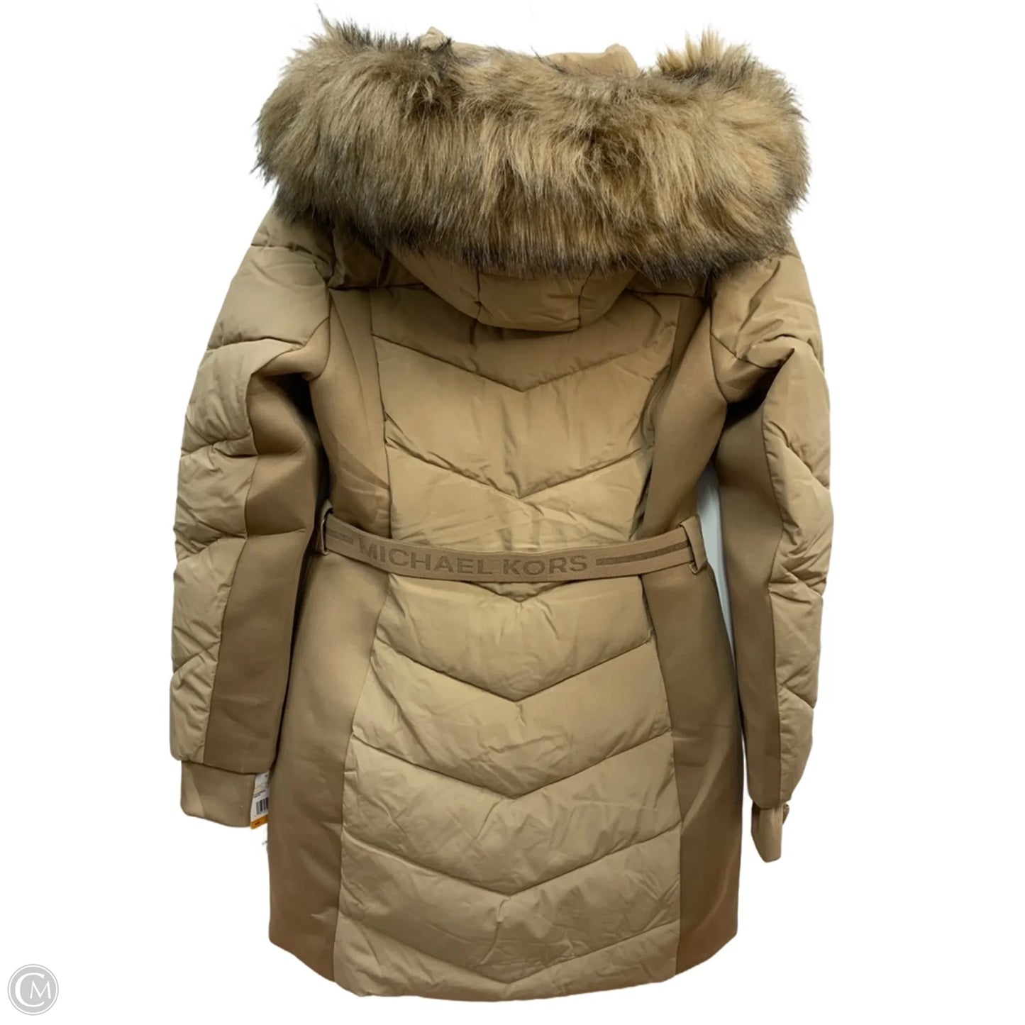 Coat Puffer & Quilted By Michael By Michael Kors In Tan, Size: S