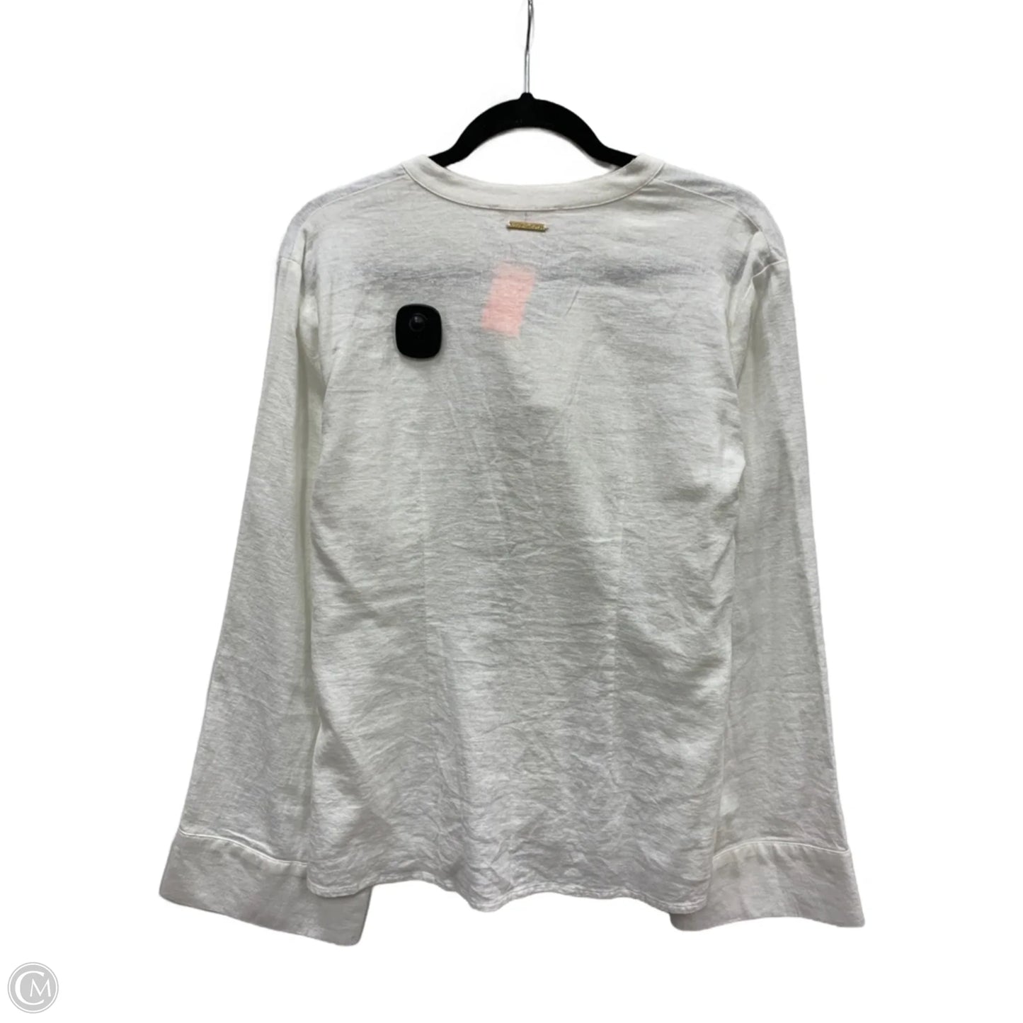 Top Long Sleeve By Michael By Michael Kors In White, Size: M