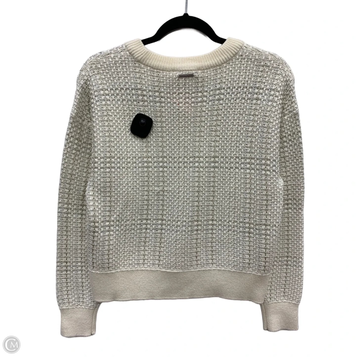 Sweater By Michael By Michael Kors In Cream & Silver, Size: Xs