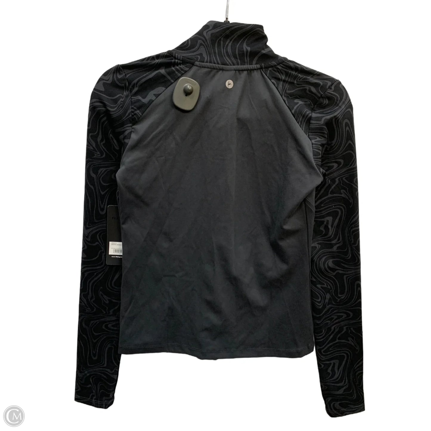 Athletic Jacket By 90 Degrees By Reflex In Black & Grey, Size: Xs