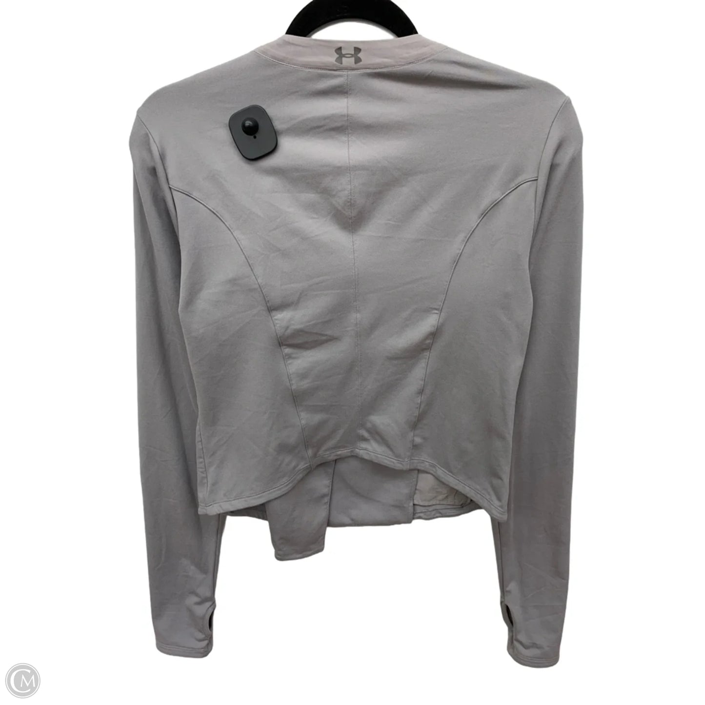 Athletic Jacket By Under Armour In Grey, Size: M