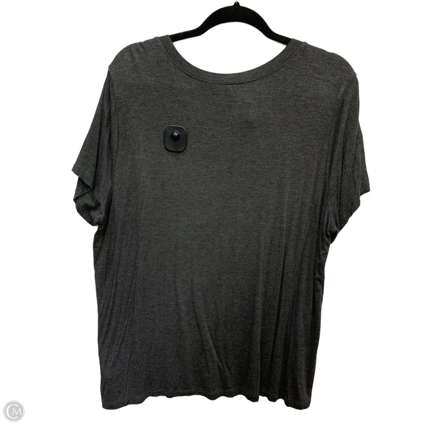 Top Short Sleeve Basic By Torrid In Grey, Size: 2x