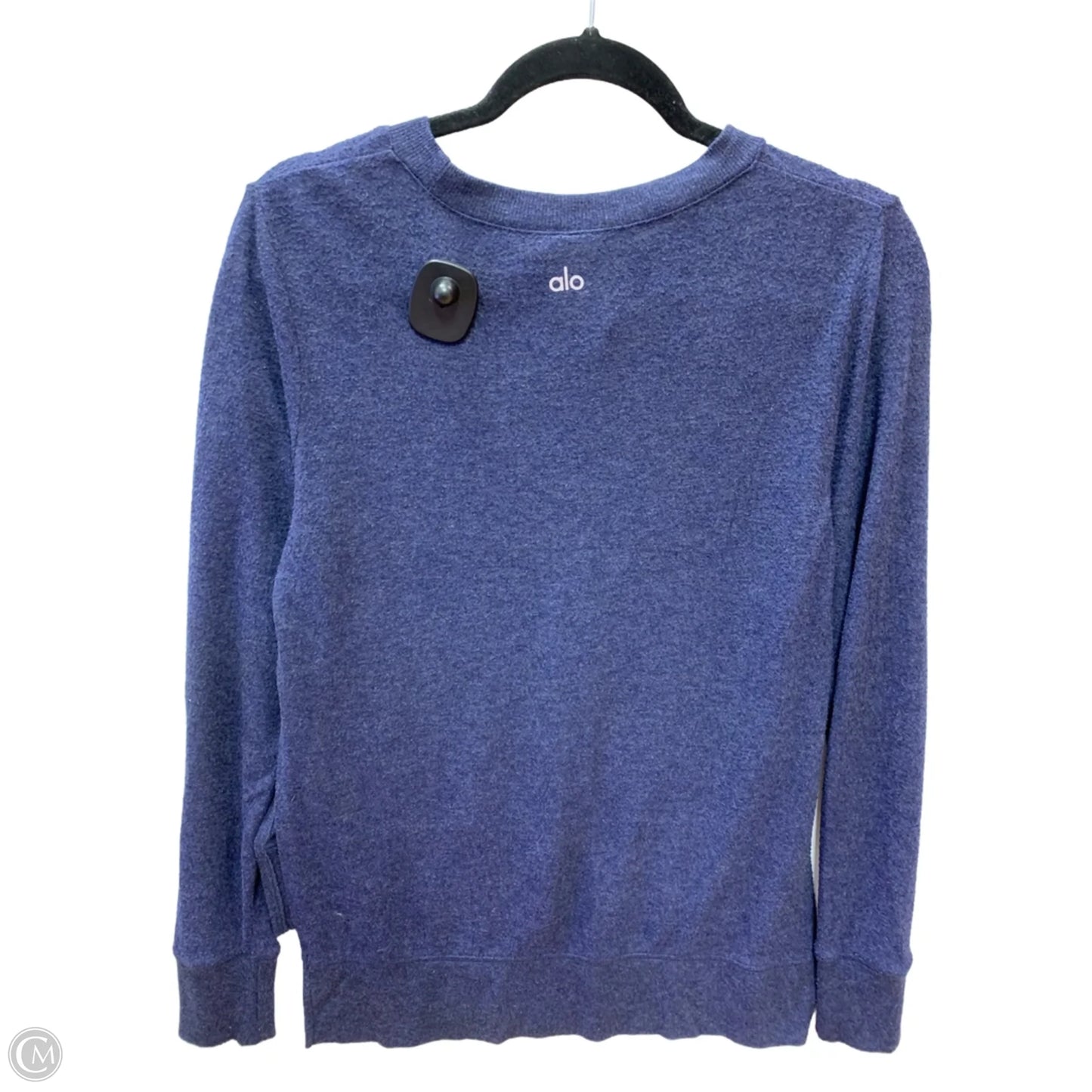 Top Long Sleeve By Alo In Navy, Size: Xs