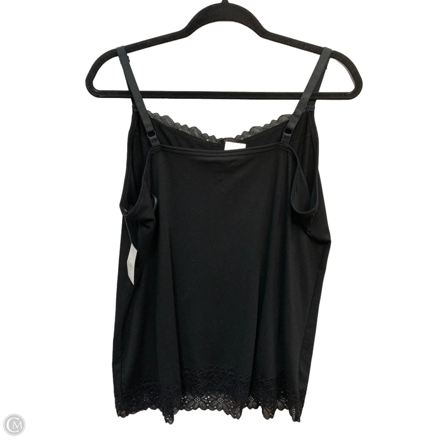 Tank Top By Cato In Black, Size: Xl