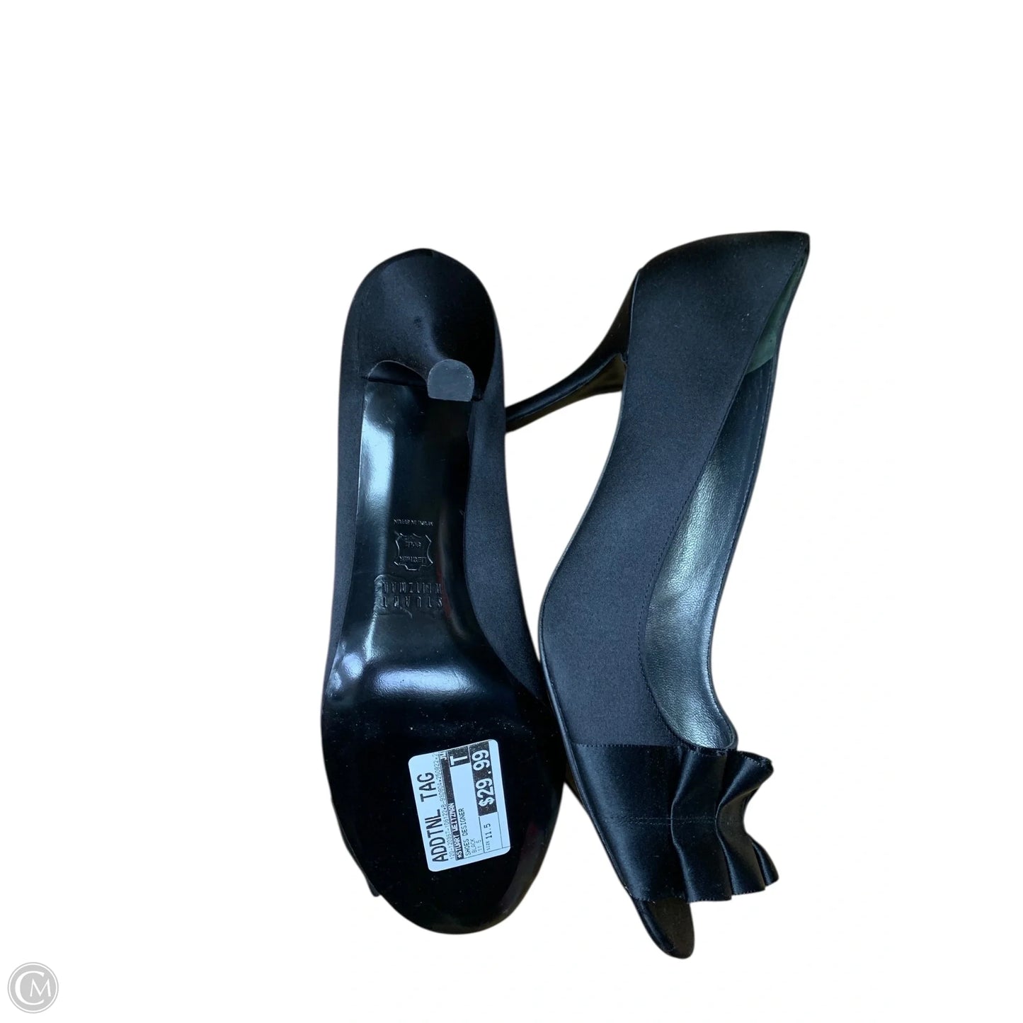 Shoes Designer By Stuart Weitzman In Black, Size: 11.5