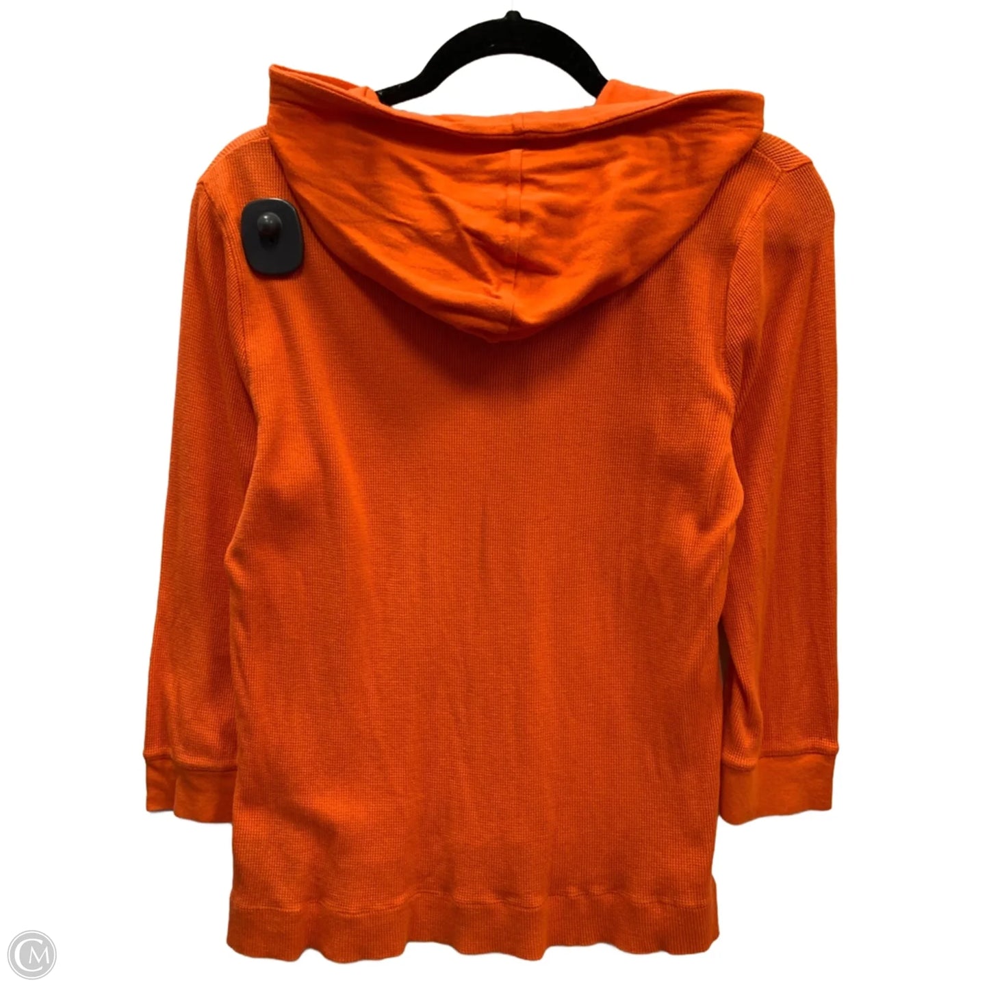 Sweatshirt Hoodie By Lauren By Ralph Lauren In Orange, Size: L