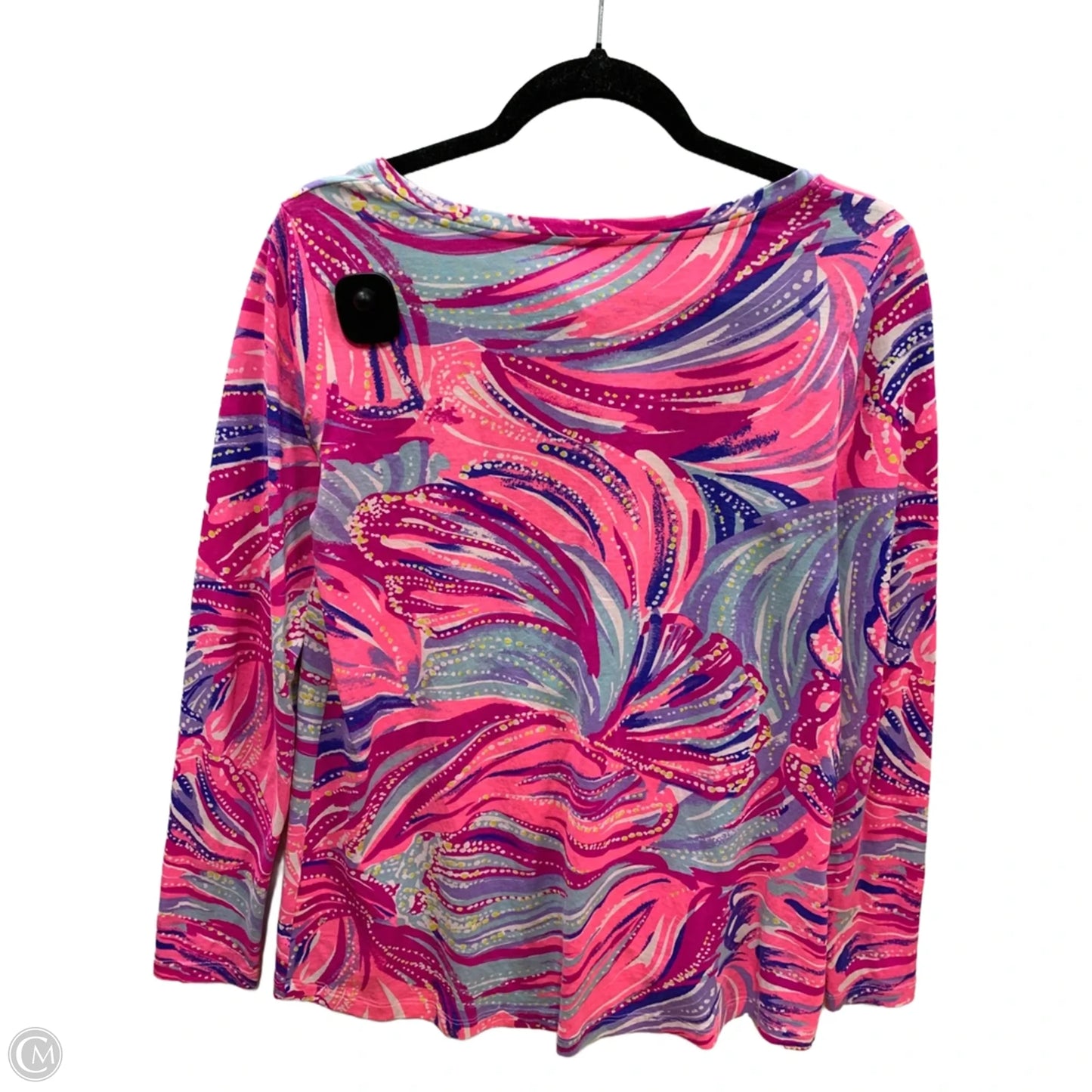 Top Long Sleeve Designer By Lilly Pulitzer In Pink, Size: S