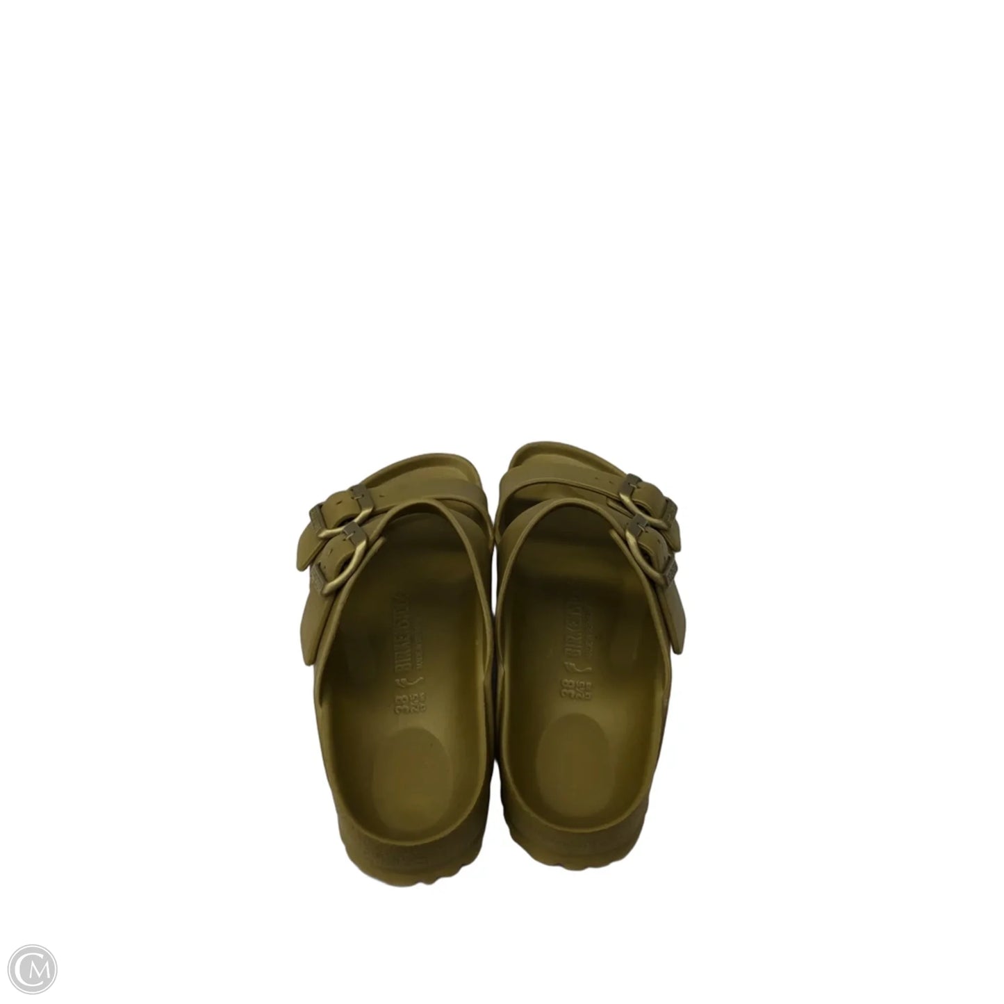 Sandals Flats By Birkenstock In Gold, Size: 7.5