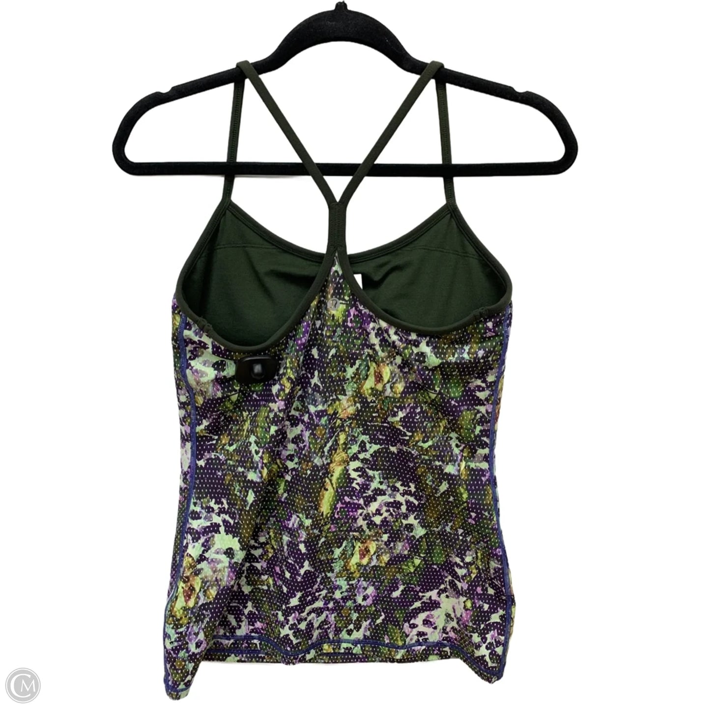 Athletic Tank Top By Lululemon In Grey & Purple, Size: S
