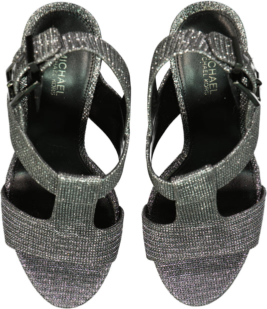 MICHAEL BY MICHAEL KORS-SANDALS HEELS BLOCK Size 7