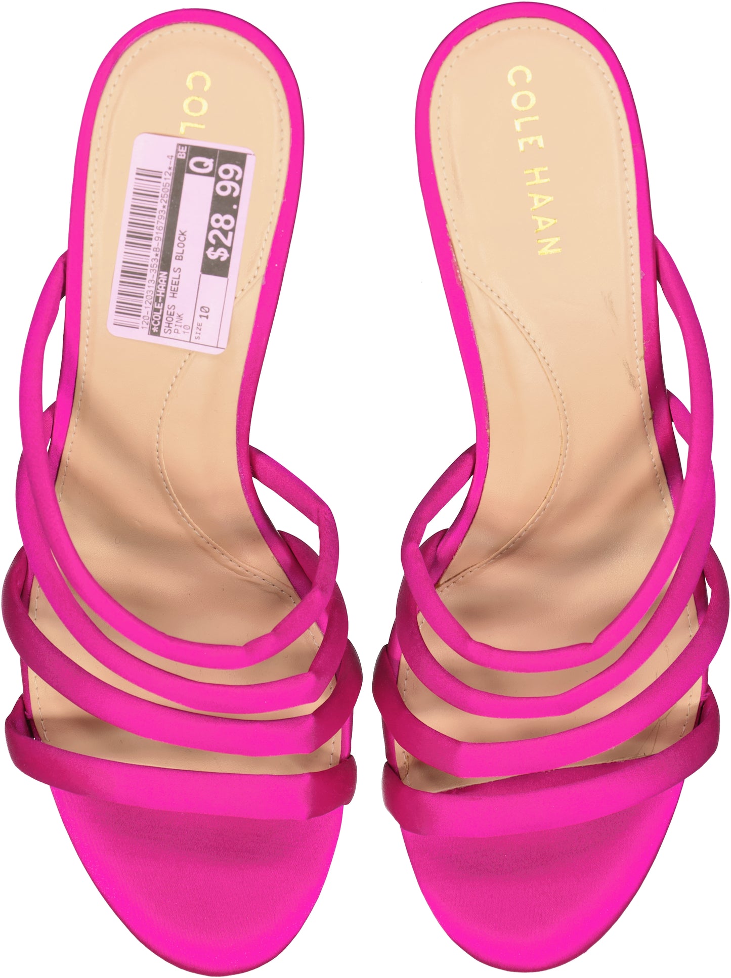 COLE-HAAN-SHOES HEELS BLOCK Size 10