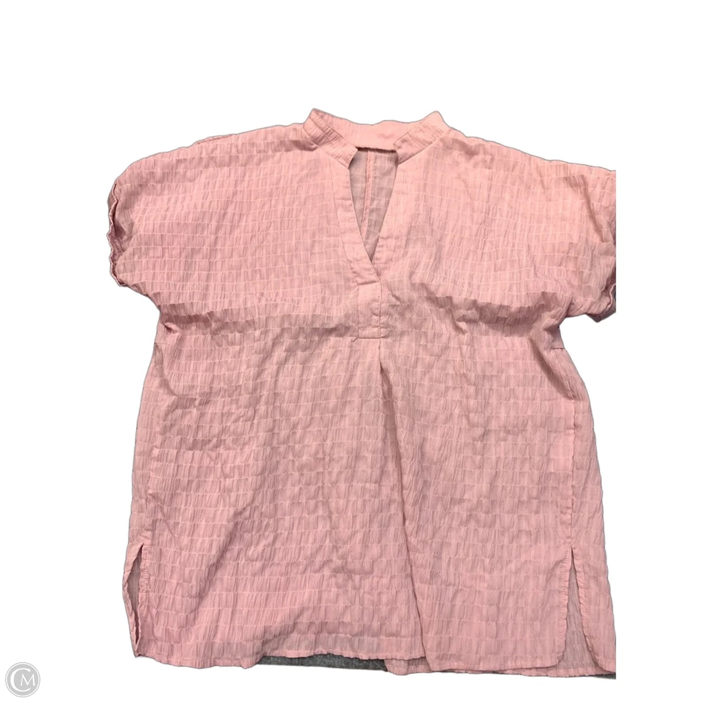 Top Short Sleeve By Clothes Mentor In Pink, Size: 1x