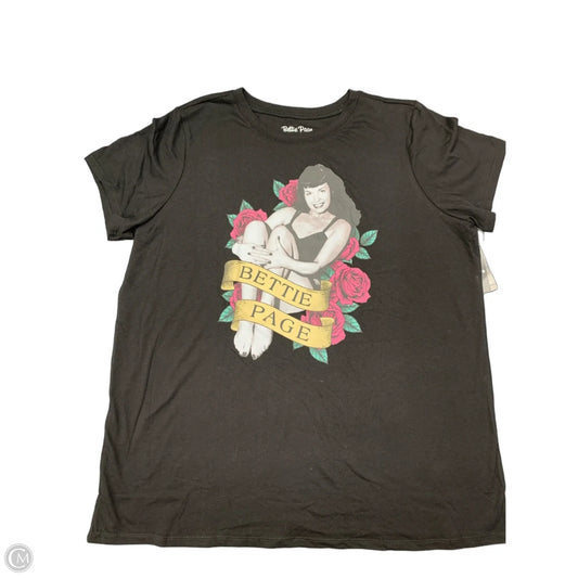 Top Short Sleeve By Torrid In Black, Size: 1x