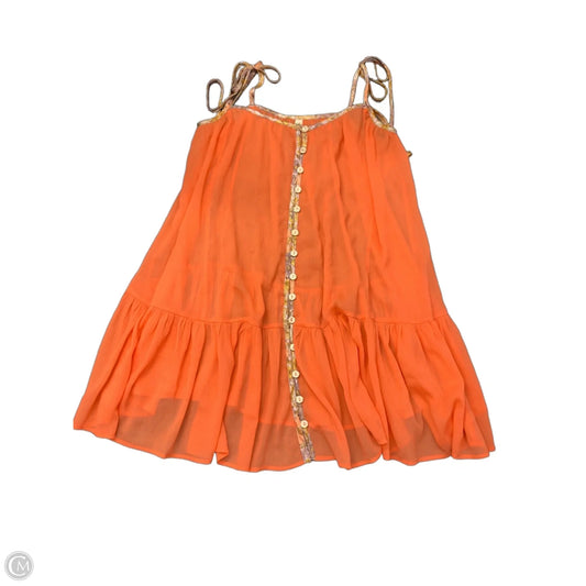 Blouse Sleeveless By Free People In Peach, Size: S