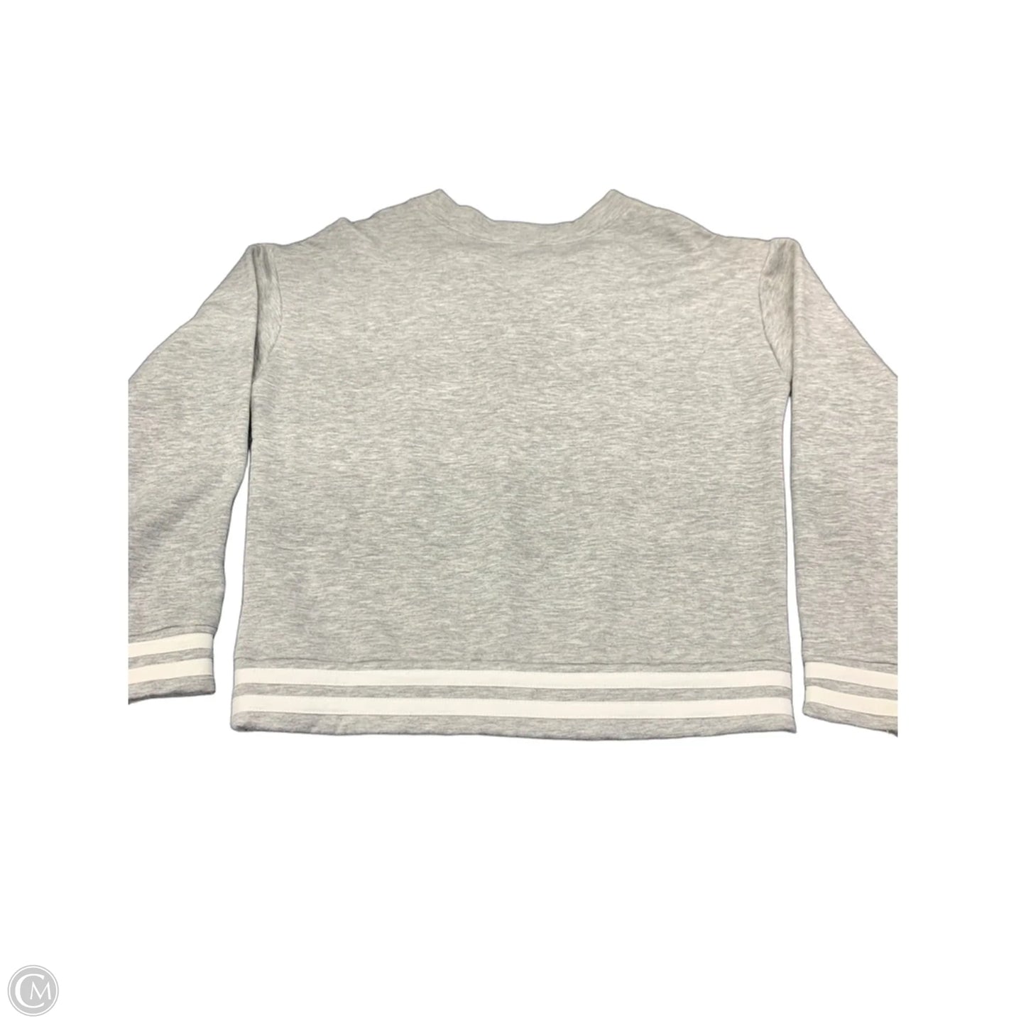 Athletic Sweatshirt Crewneck By 90 Degrees By Reflex In Grey, Size: Xs