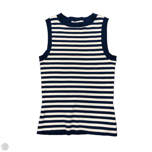 Tank Top By Prettygarden In Blue & White, Size: S