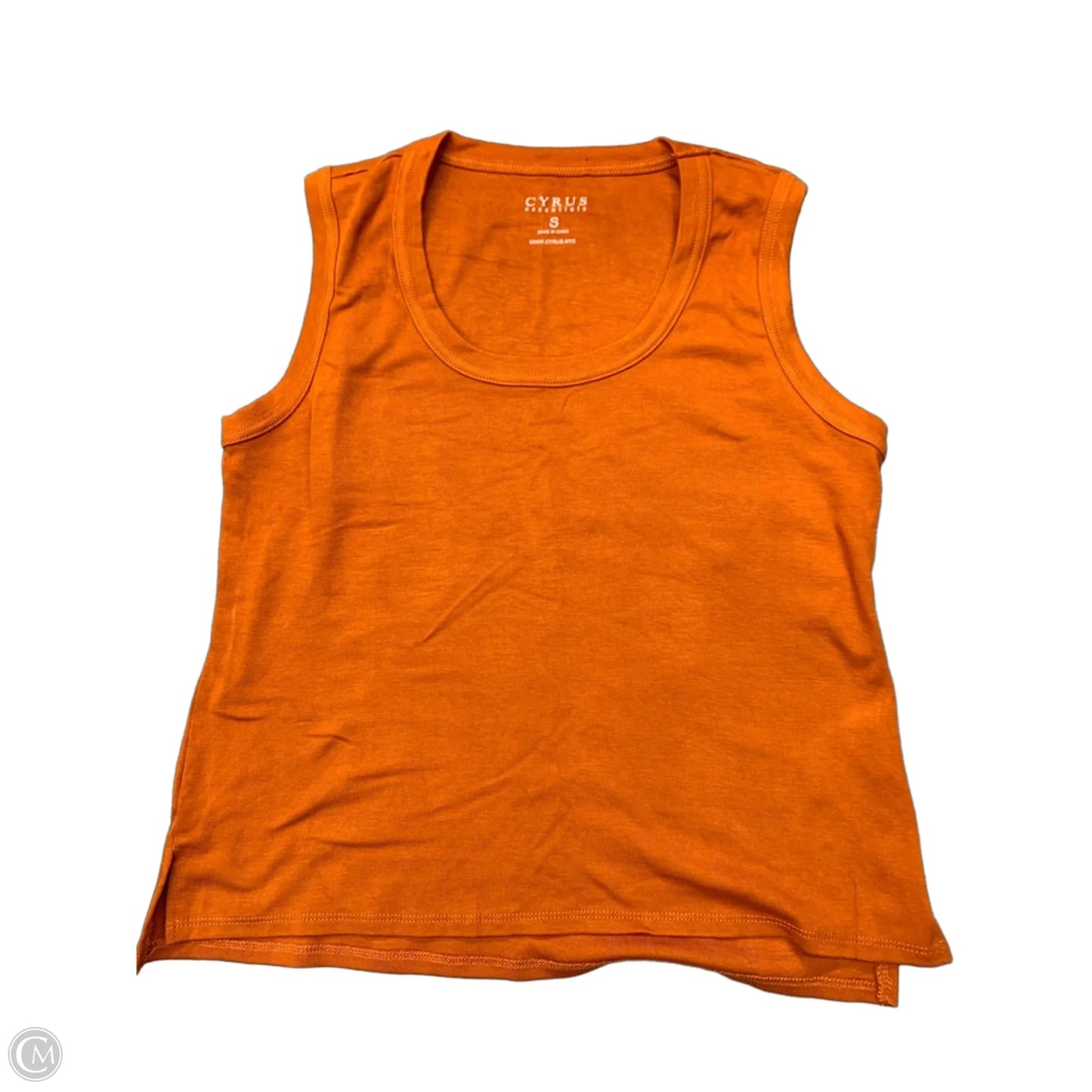 Top Sleeveless Basic By Cyrus In Orange, Size: S