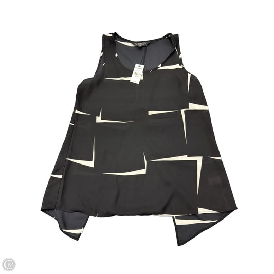 Top Sleeveless By Express In Black & White, Size: Xs