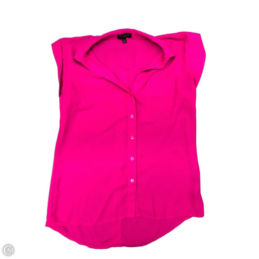 Blouse Short Sleeve By Limited In Pink, Size: Xs