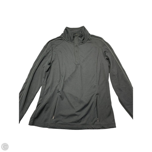 Athletic Top Long Sleeve Collar By Mondetta In Black, Size: M