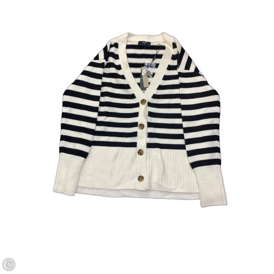 Cardigan By Tahari In Striped Pattern, Size: S