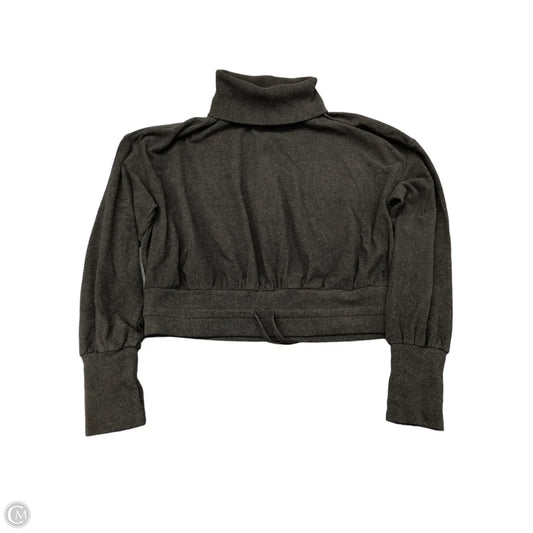 Athletic Sweatshirt Hoodie By Sweaty Betty In Grey, Size: M