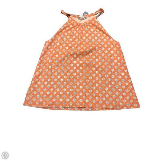 Top Sleeveless By Southern Tide In Peach, Size: M