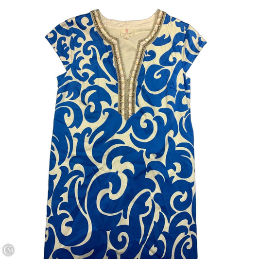 Dress Casual Short By Julie Brown In Blue & White, Size: 8