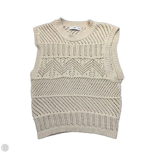 Vest Sweater By Mng In Tan, Size: M